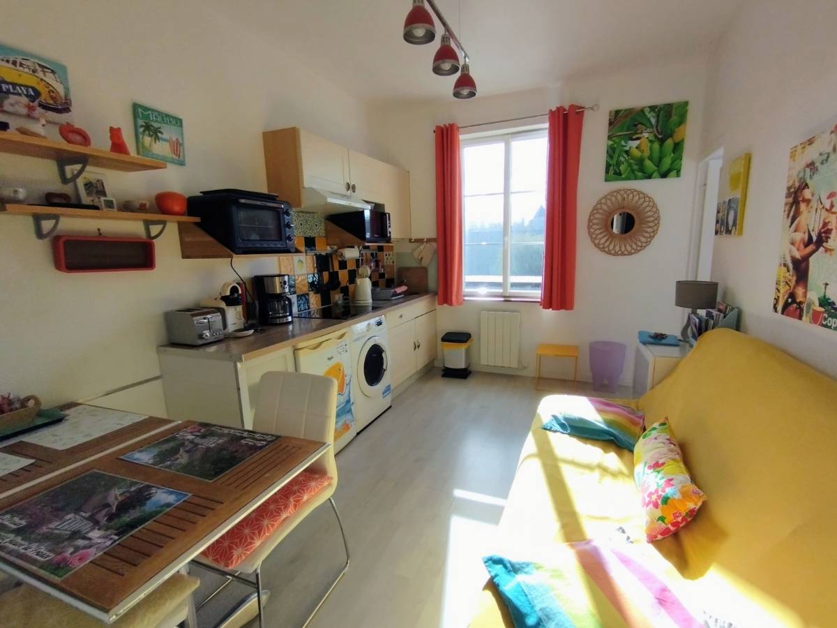 Pièce principale Location de vacances Le Logis de la Plage